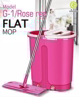 ممسحة مسطحة من المايكروفايبر مع دلو جودة عالية (03...