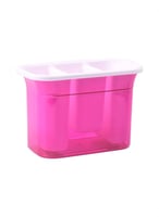 منظم أدوات المائدة مع فتحات تهوية للتجفيف