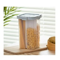 حاوية تخزين للحبوب والأطعمة الجافة 4 أقسام 2.3 لتر