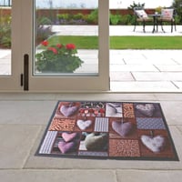 دعاسة باب مضادة للانزلاق رسومات قلب