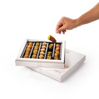 بوكس تمر محشي فاخر (سكري - صقعي - مجدول)