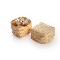 سلة خوص - تمر صقعي مغلف