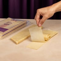 سمبوسة وريف ابيض مقرمش