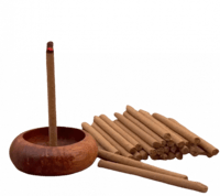 عود فيتنامي 8 سم 6 مل بكت مع مبخرة دائرية