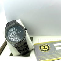 ساعة رجالية من Catera لون اسود