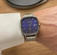 ساعة كاسيو casio LTP ازرق غامق