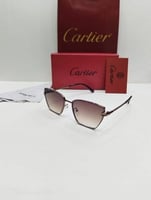 نظاراة كارتير بني اطار بني
