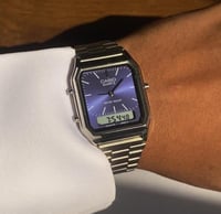 ساعة كاسيو casio vintage كحلي