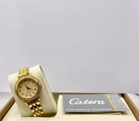 ساعة نسائية من BUBBLE TIME لون بيج