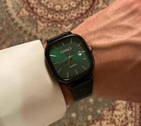 ساعة كاسيو casio LTP اخضر ملكي