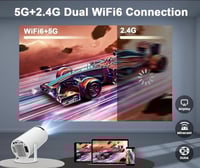 بروجكتر ذكي بنظام اندرويد مع سبيكر بلوتوث