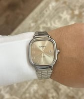 ساعة كاسيو casio LTP ارقام انجليزية رصاصي تيتانيوم