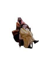 شعار الملك سلمان والامير محمد ملصق معدن 3m