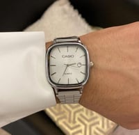 ساعة كاسيو casio LTP ابيض