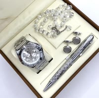 طقم رجالي لون فضي من كاتيرا