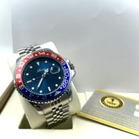 ساعة رجالية من LUXURY بسير ستيل فضي