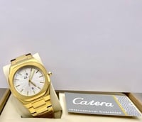 ساعة رجالية من Catera لون ابيض