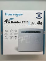 راوتر منزلي (Hua rigor R818) 4جي بسرعة تصل الى 150...