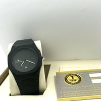 ساعة رجالية من FORICHS بسير كاربون لون زيتي