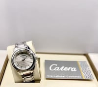 ساعة رجالية من NEWS TIME لون ابيض