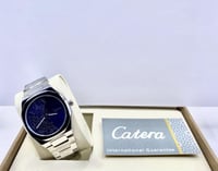 ساعة رجالية من catera لون ازرق