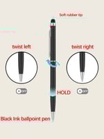 قلم لمس 2in1 من Stylus لجميع أنواع الأجهزة