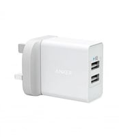 شاحن جداري من انكر -بمنفذين بقوة24 واط