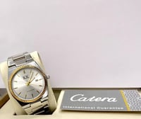 ساعة رجالية من kk لون ابيض