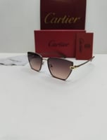 نظاراة كارتير بني غامق اطار بني غامق