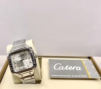 ساعة رجالية من من NEWS TIME لون فضي