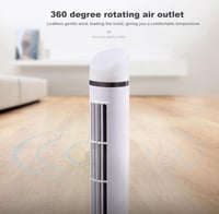 مكيف برج صغير دوارة 360 درجة مقاس 15 انش مع اعدادي...