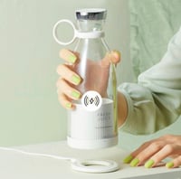 خلاط محمول من FRESH JUICE قابل للشحن مزود ب4 شفرات