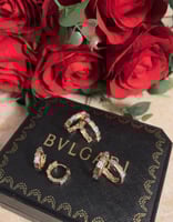 حلق بولغاري وسط مطلي ناعم