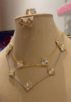 طقم فان كبيف ذهبي مطلي مكس