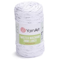 خيوط يارن ارت مكرمية 3MM لوريكس - 751 Yarnart Twis...
