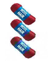 3 قطع صوف برازيلي للشعر