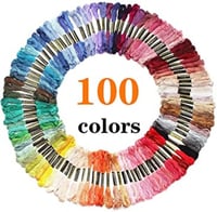 100 قطعة خيوط تطريز مونوليه