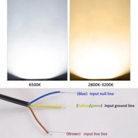 كشاف كهرب تنوير 200 واط ابيض/ أصفر