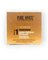 صابون تقشير الذهب الأبيض النقي 150 جرام