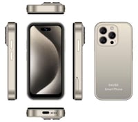 هاتف ذكي صغير لون تيتانيوم