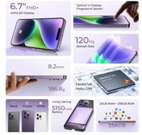 أوكتيل P1، سعة 256 جيجا، الرام 16, 4جي، متعدد الأل...