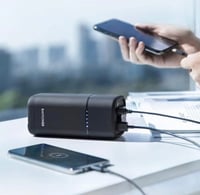 راف باور بطارية بسعة 20000 ملي امبير مع منفذ ثلاثي...