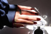 خاتم تاريخ فضه ايطالي عيار 925 - تُصمم على الطلب -...