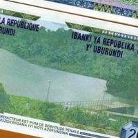 بوروندي فئة 2000 فرنك أنسر إصدار قديم