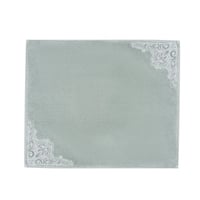 طقم دعاسات مطرزة Bianca لون أخضر