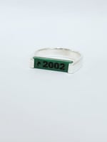 خاتم تاريخ المميز فضه ايطالي عيار 925 - تُصمم على...