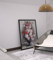 لوحة فازة ورد-لوحات طبيعة صامتة ورود.