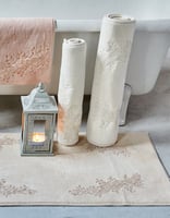 طقم دعاسات مطرزة Josette لون سكري