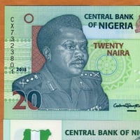 نيجيريا فئة 20 نيرة (بوليمر) أنسر