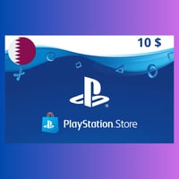 بطاقة بلايستيشن 10 دولار -المتجر القطري